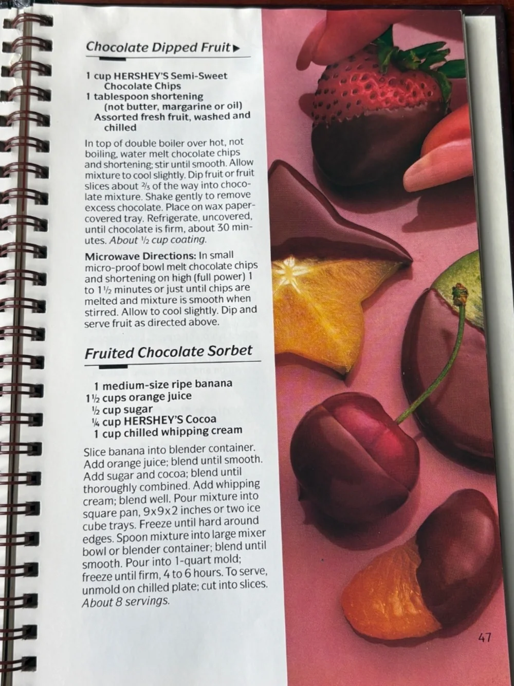 Vintage 1987 Hershey's Make It Chocolate! Cookbook
